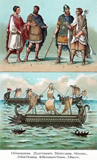 Lictor: Officers and ships of ancient roman empire commander