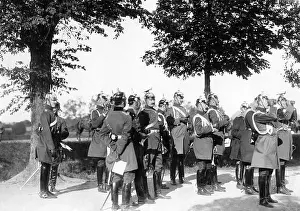 Supervise: Officers watching maneuvers, 1904