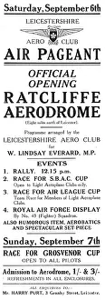 Ratcliffe: Official Opening Of Ratcliffe Aerodrome