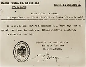 Right Wing: Official statement by Francisco Franco declaring