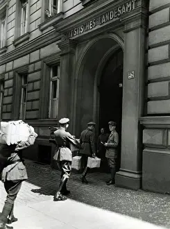 Referendum: Officials counting votes at the Stahlhelm referendum, 1931