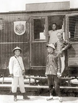 Shantung: Officials of the Imperial German Reichspost