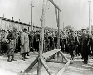 Executioners: Ohrdruf (Gotha) concentration camp - US Generals visit