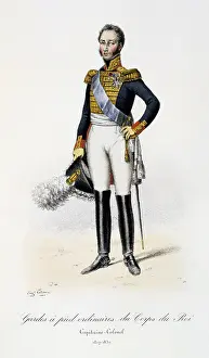 Histoire: Oifficer of the Royal Footguards, 1817-1830