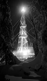 Displays: Oil extraction, 1975