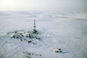 Oil extraction on Taymyr, 1982