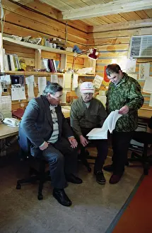 Discussing: Oil extraction on Yenisei river