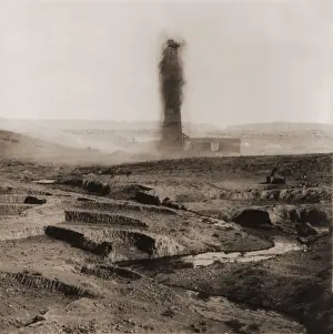 Spouting: An oil gusher spouting in the Kirkuk District ?