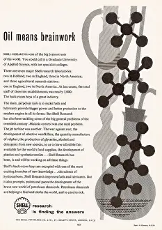 Multinational: Oil means Brainwork - Advertisement for Shell Research