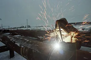 Pipeline: Oil pipeline under construction