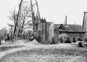 Lueneburg: Oil production in Germany, 1904