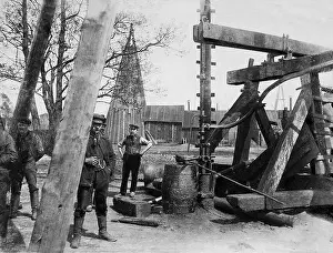 Lueneburg: Oil production in Germany, 1904