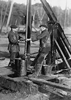 Rods: Oil production in Germany, 1933