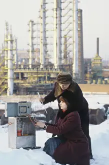Luzunov: Oil refinery, 1982