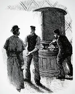Bearings: Oiling of the roller bearings on a revolving lighthouse lens