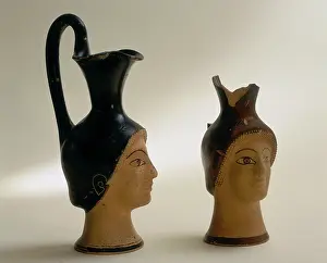 Attics: Oinochoai in the form of