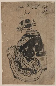 Oiran: Oiran beneath cherry blossoms