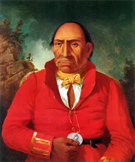 Chippewa: Ojibwe Indian Chief, Fort William