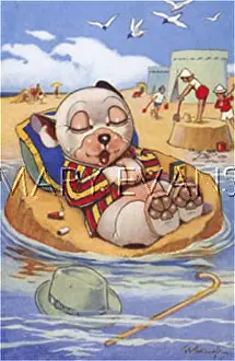 Adrift: Everything OK; just going to have a bathe by G.E Studdy