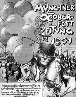 Stein: Oktoberfest newspaper, 1901