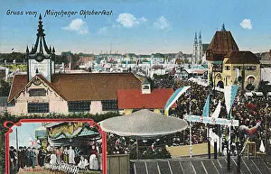 Munchen: Oktoberfest scene, Munich, Germany