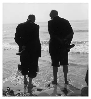 Backview: OLD AGE/PADDLING C1950S
