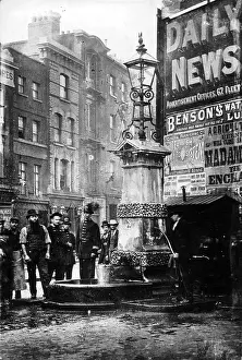 Aldgate: Old Aldgate Pump, London, c.1870s