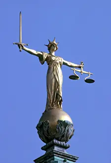 Balanced: Old Bailey Statue of Justice