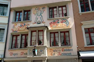 Gallen: Old bakery in St Gallen, Switzerland