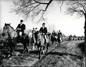 Risborough: Old Berkeley Hunt, farewell meet, Bucks
