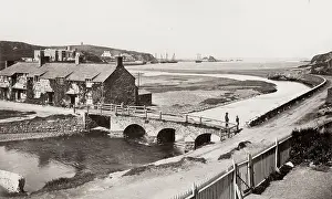 Watercraft: The old bridge, Bude, Cornwall, England