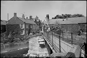Chantry: The Old Bridge and Footbridge spanning the River Wansbeck