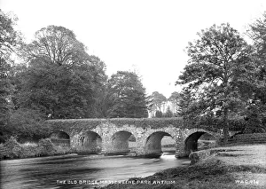 Massereene: Old Bridge and River, Massereene Park, Antrim