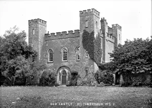 Oblique: Old Castle, Hillsborough