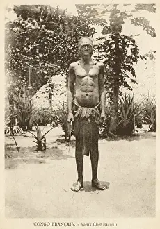 Gabon: Old Chief of the French Congo
