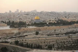 Moriah: Old City of Jerusalem. Temple Mount. Al-Aqsa Mosque, Dome of