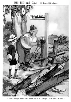 Invader: Old Bill and Co. by Bruce Bairnsfather 1940