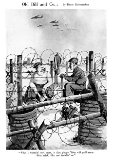Invades: Old Bill and Co. by Bruce Bairnsfather 1940