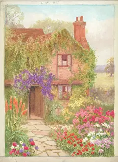 Ockley: Old Cottage at Ockley, Surrey