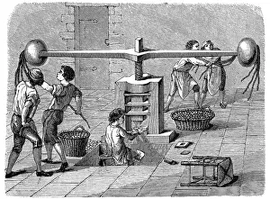 Numismatics: Old embossing machine
