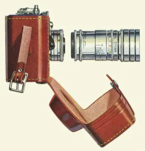 Lense: Old Fashioned Camera with Long Lense