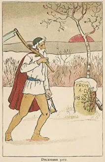 Trudging: Old Father Time at the end of another year
