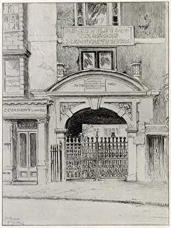 Cripplegate: Old Gateway, Cripplegate, London 1903