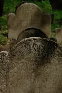 Granary: Old Granary Burying Ground cemetery. Tomb. Boston. Massachus