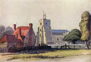 Hostelry: An old inn yard at Newark by Percy Home