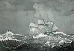 C1839: Old iron sides on a Lee shore