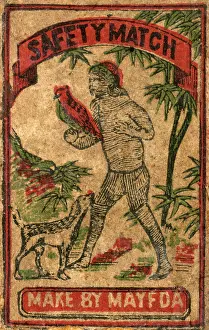 Matchboxes: Old Japanese Matchbox label made by MAYFDA
