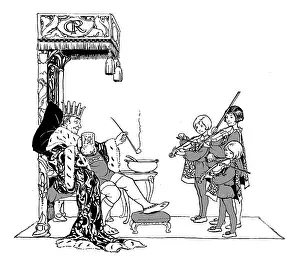 Fiddles: Old King Cole (with 3 fiddlers)
