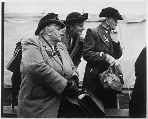 Methodism: Three old ladies at a Wesley commemoration