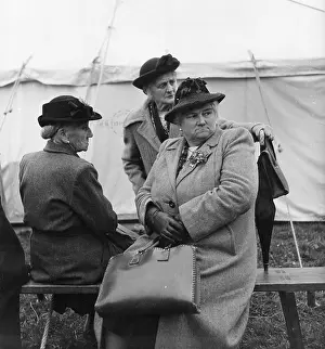 Methodism: Three old ladies at a Wesley commemoration